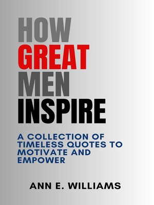 cover image of HOW GREAT MEN INSPIRE